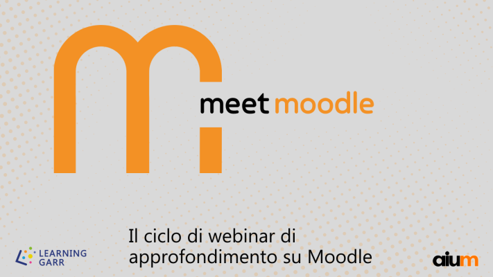 Meet Moodle: un ciclo di webinar dedicato a Moodle